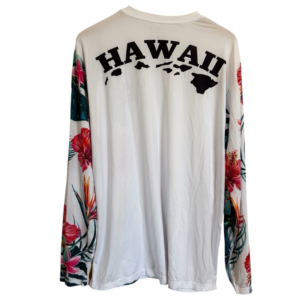 NWT Ingear Swim Women's Rash Guard Long Sleeve Shirt Floral Hawaii Size XL - Picture 2 of 8
